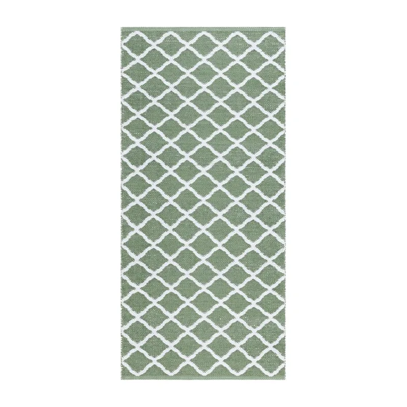 Plasttæppe Hilma Wave, 70x250 cm, Grøn