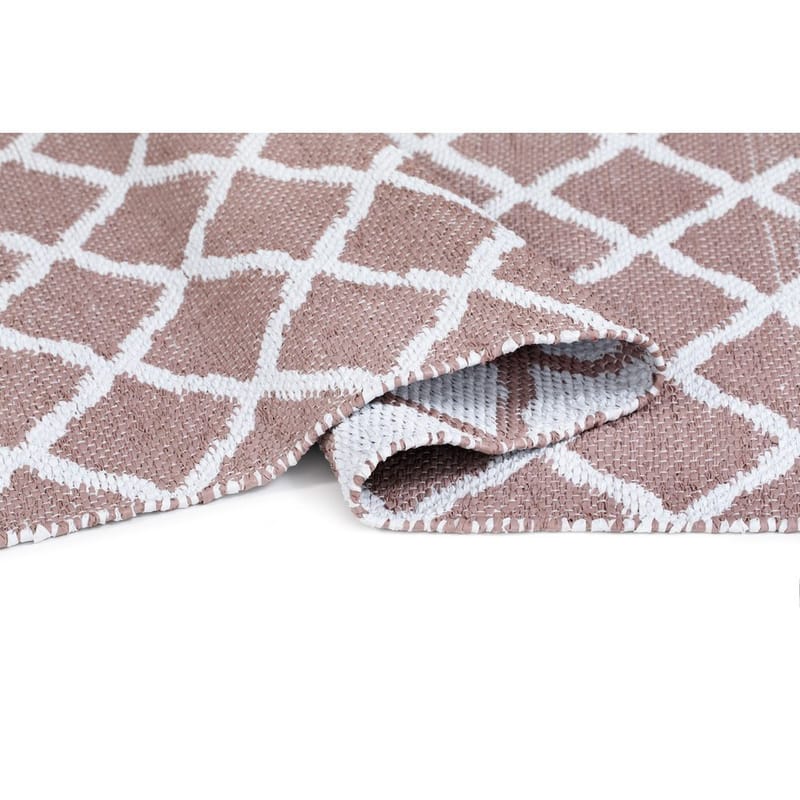 Plasttæppe Hilma Wave - 70x250 cm, Rosa - Tekstiler - Tæpper - Udendørs tæpper - Plasttæpper