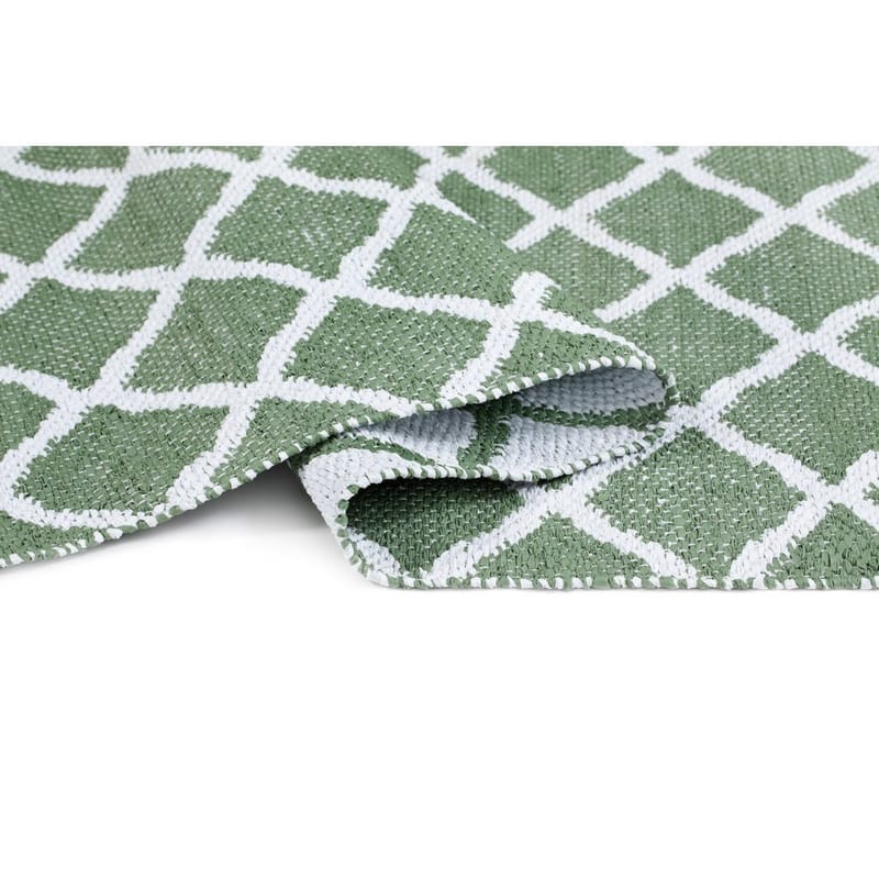 Plasttæppe Hilma Wave - 70x300 cm, Grøn - Tekstiler - Tæpper - Udendørs tæpper - Plasttæpper