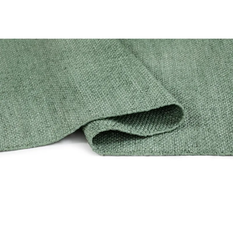 Plasttæppe Hilma Plain - 150x220 cm, Grøn - Tekstiler - Tæpper - Udendørs tæpper - Plasttæpper