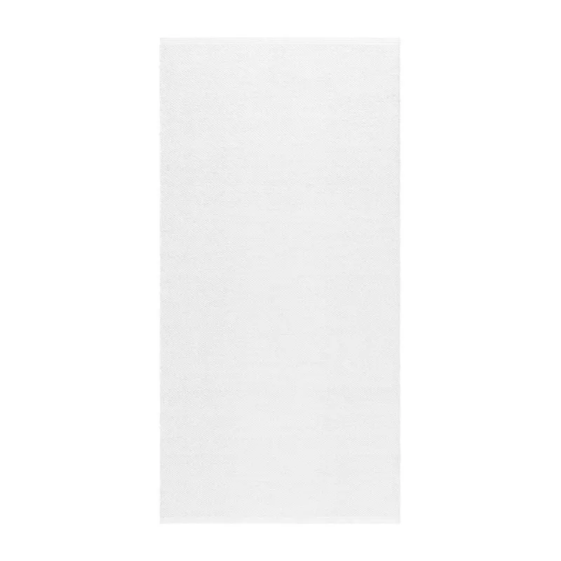 Plasttæppe Hilma Plain - 70x250 cm, Hvid - Tekstiler - Tæpper - Udendørs tæpper - Plasttæpper