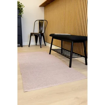 Plasttæppe Hilma Plain - 70x300 cm, Rosa - Tekstiler - Tæpper - Moderne tæppe - Wiltontæpper