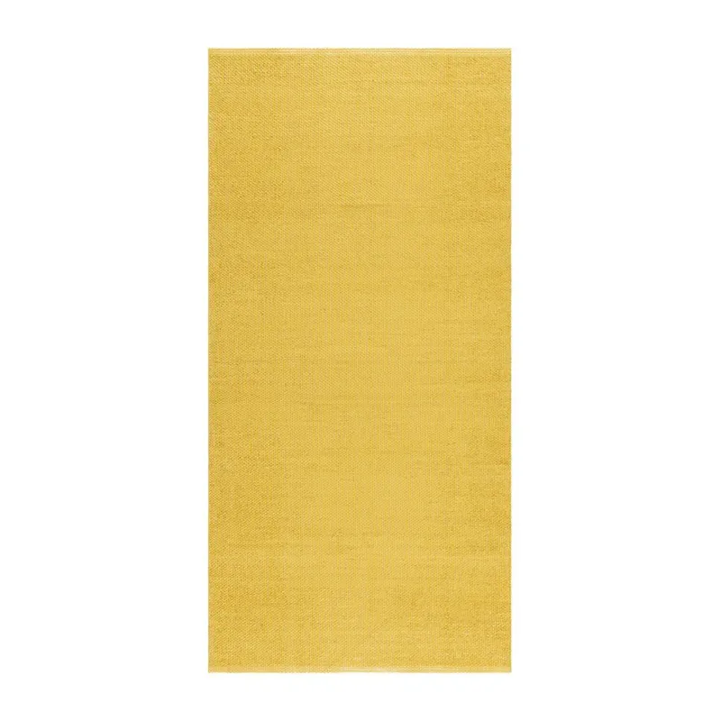 Plasttæppe Hilma Plain - 70x200 cm, Gul - Tekstiler - Tæpper - Udendørs tæpper - Plasttæpper