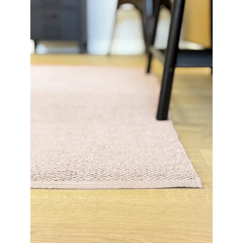 Plasttæppe Hilma Plain - 70x300 cm, Rosa - Tekstiler - Tæpper - Udendørs tæpper - Plasttæpper