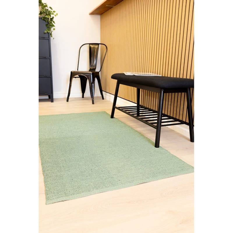 Plasttæppe Hilma Plain - 70x250 cm, Grøn - Tekstiler - Tæpper - Udendørs tæpper - Plasttæpper