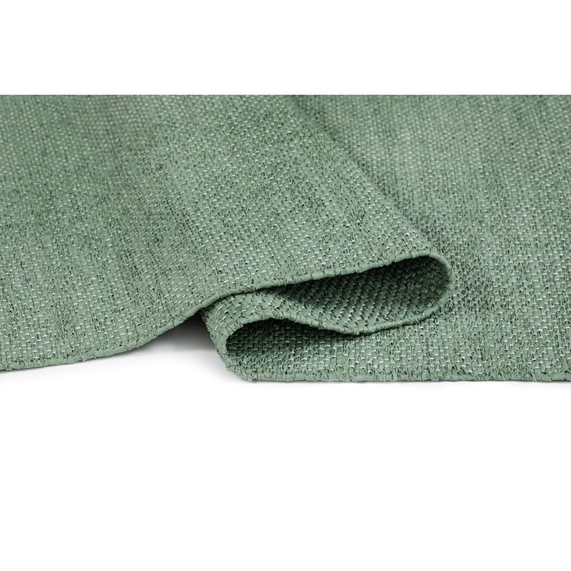 Plasttæppe Hilma Plain - 150x220 cm, Grøn - Tekstiler - Tæpper - Udendørs tæpper - Plasttæpper