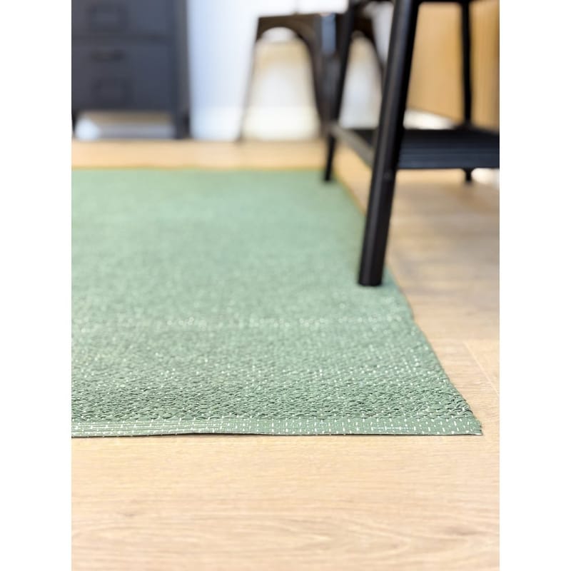 Plasttæppe Hilma Plain - 70x200 cm, Grøn - Tekstiler - Tæpper - Udendørs tæpper - Plasttæpper