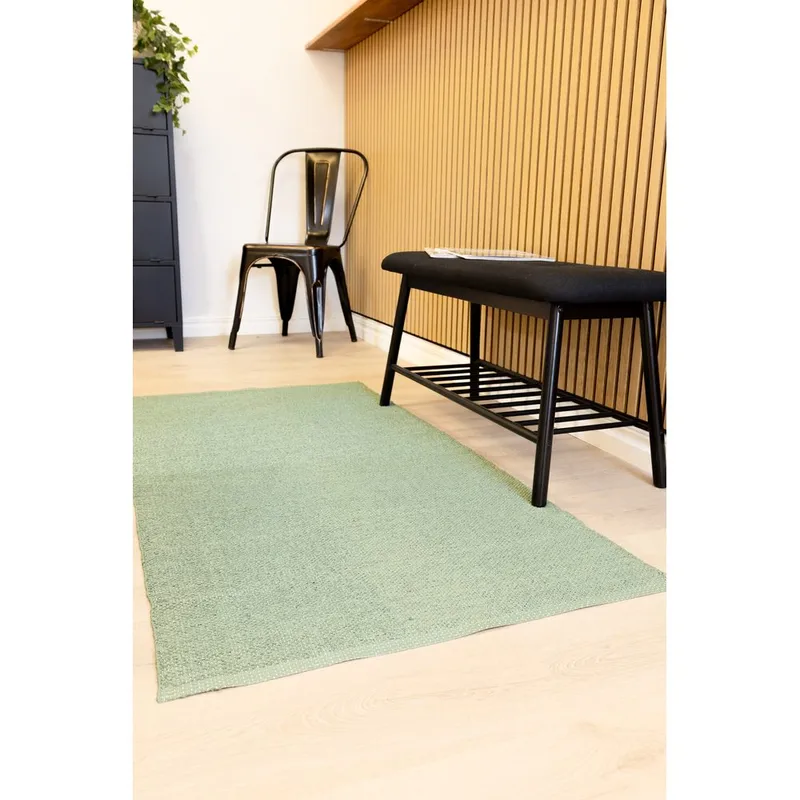 Plasttæppe Hilma Plain - 70x250 cm, Grøn - Tekstiler - Tæpper - Udendørs tæpper - Plasttæpper