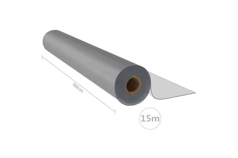 Bordbeskytterrulle 0,9X15 M 2 mm Pvc Mat - Tekstiler - Tæpper - Udendørs tæpper - Plasttæpper