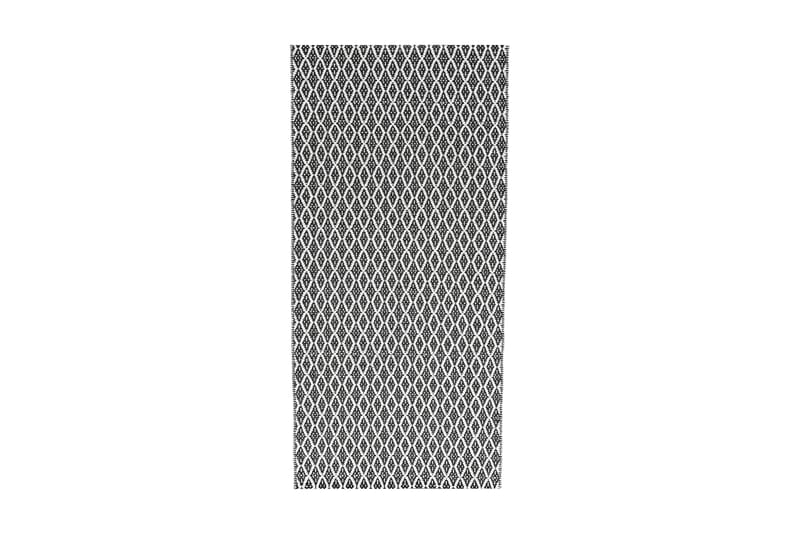 Eye Plastiktæppe 200x200 Vendbar PVC Sort - Horredsmattan - Tekstiler - Tæpper - Udendørs tæpper - Plasttæpper
