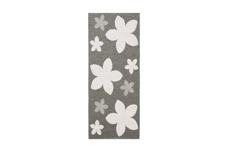 Flower kludetæppe 70x400 cm Grå - Horredsmattan - Små tæpper - Kludetæpper