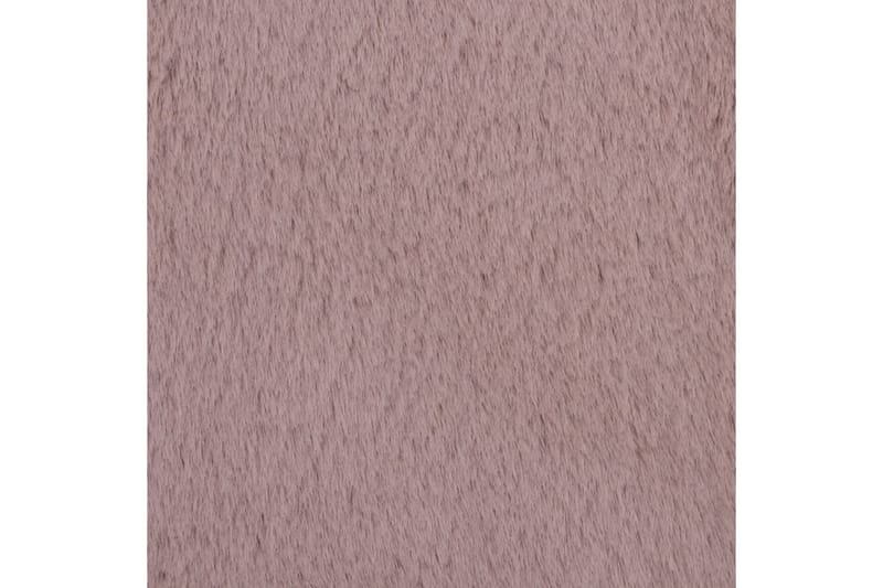 gulvtæppe 180x270 cm kunstig kaninpels gammelrosa - Lyserød - Tekstiler - Tæpper - Udendørs tæpper - Plasttæpper