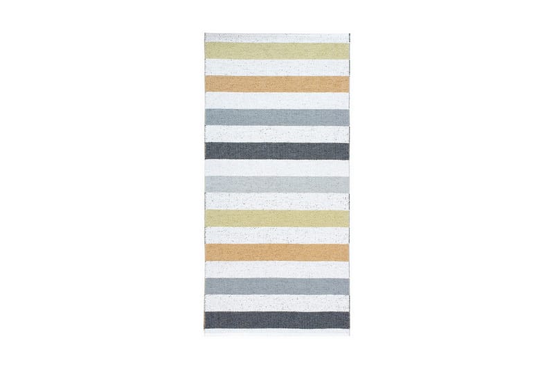 Happy kludetæppe 70x450 cm Grå - Horredsmattan - Tekstiler - Tæpper - Udendørs tæpper - Plasttæpper
