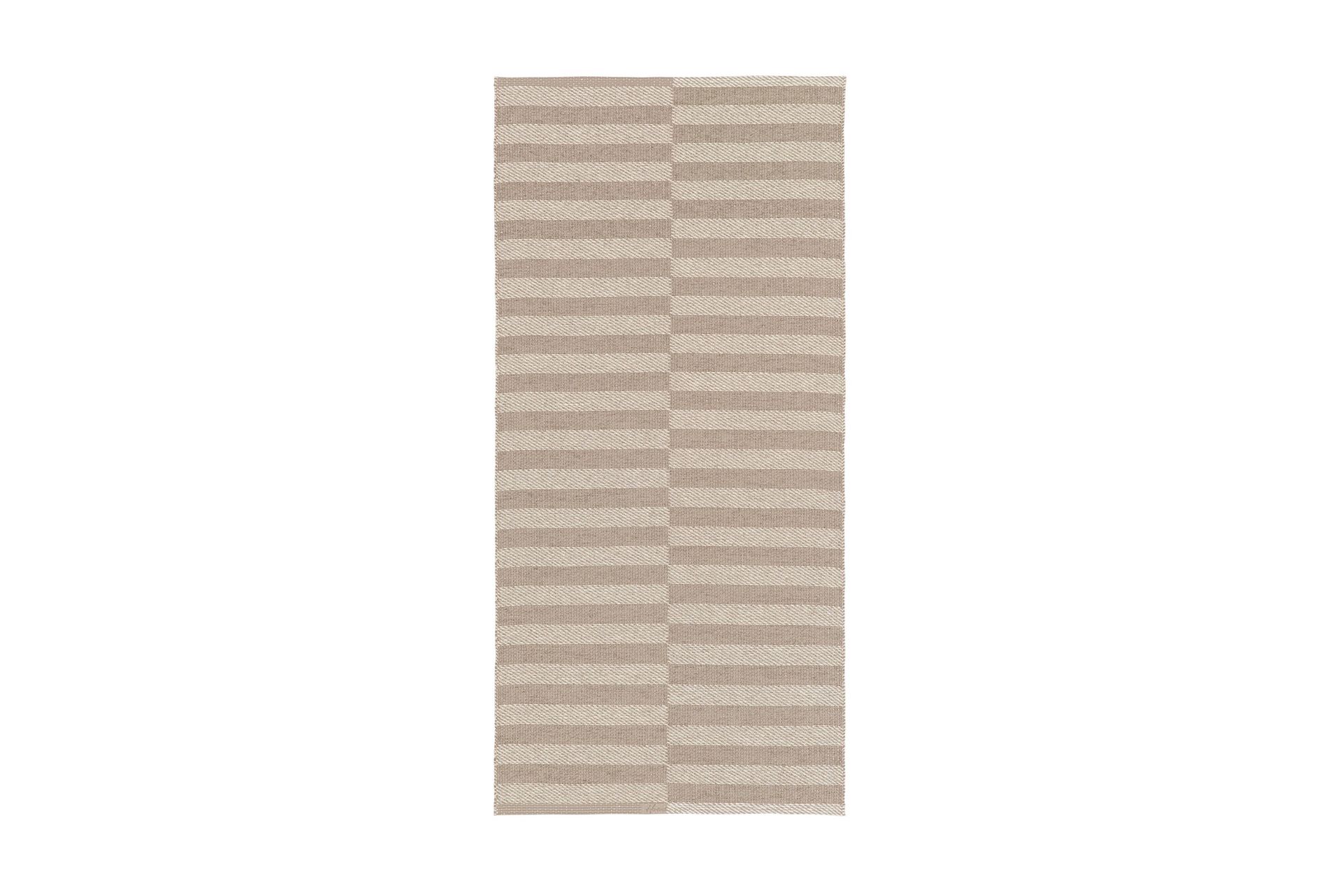 Irma Plastikmåtte 70x250 cm Beige - Horredsmattan - Tekstiler - Tæpper - Udendørs tæpper - Plasttæpper