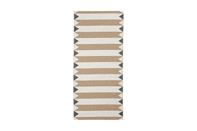 Peak kludetæppe 70x400 cm Beige - Horredsmattan - Tekstiler - Tæpper - Udendørs tæpper - Plasttæpper