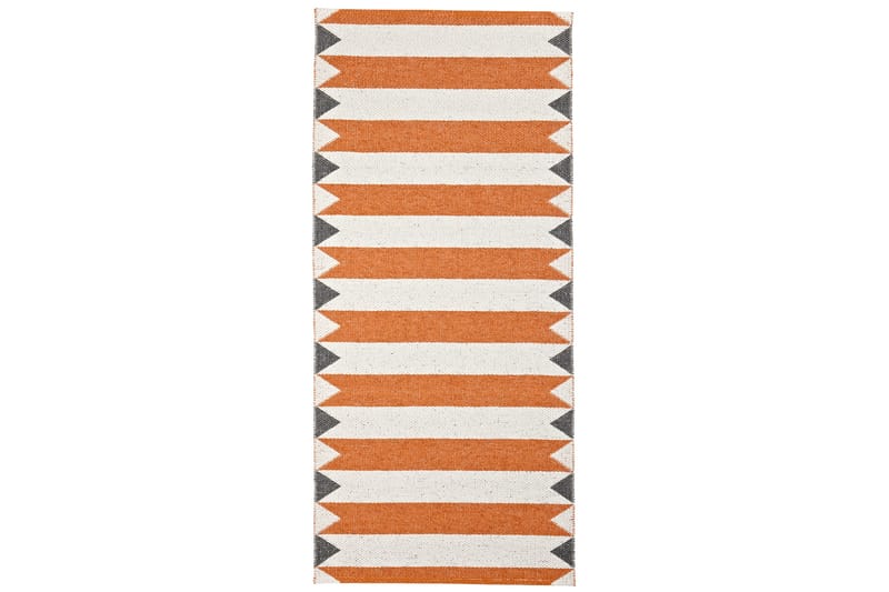 Peak Kludetæppe 70x400 cm Orange - Horredsmattan - Tekstiler - Tæpper - Udendørs tæpper - Plasttæpper
