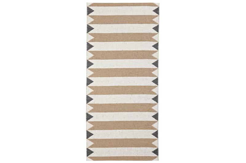 Peak Kludetæppe 70x450 cm Beige - Horredsmattan - Tekstiler - Tæpper - Udendørs tæpper - Plasttæpper