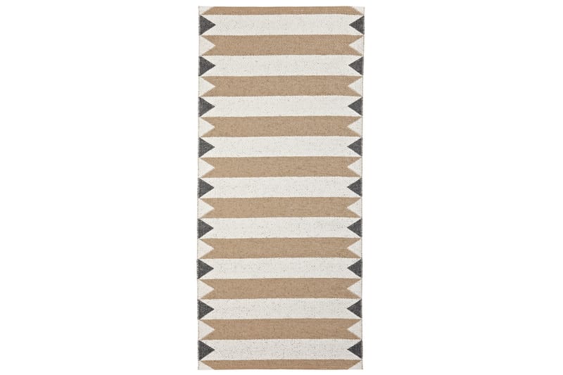 Peak Kludetæppe 70x450 cm Beige - Horredsmattan - Køkkenmåtte - Plasttæpper - Hall måtte