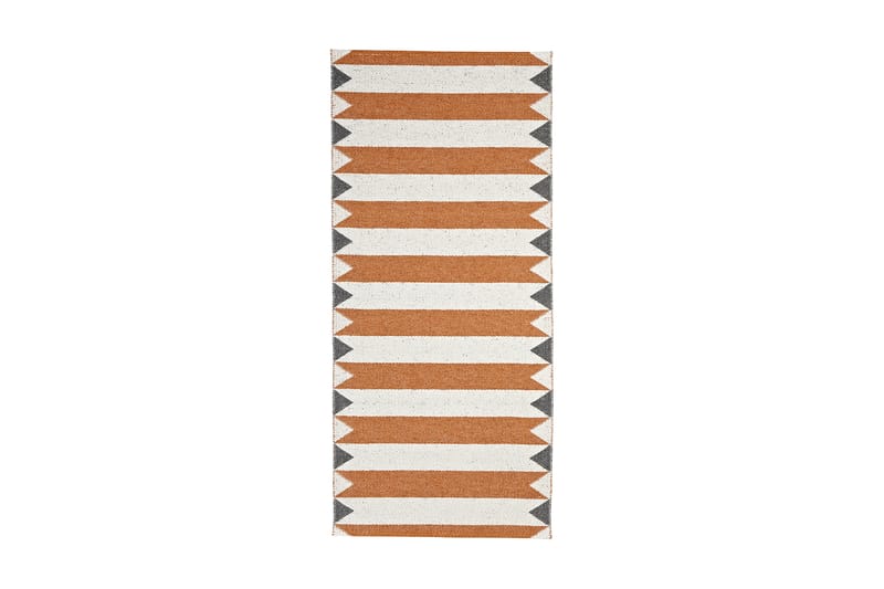Peak Plastiktæppe 150x150 Vendbar PVC orange - Horredsmattan - Tekstiler - Tæpper - Udendørs tæpper - Plasttæpper