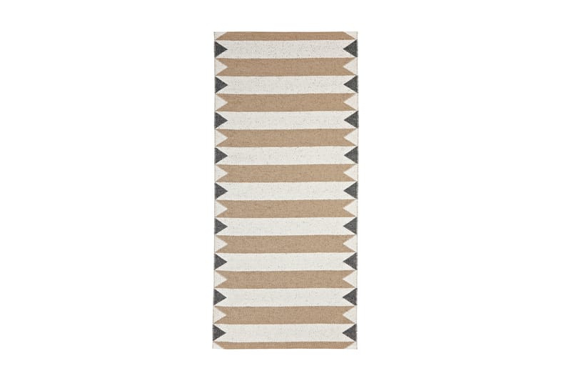 Peak Plastiktæppe 70x300 Vendbar PVC Beige - Horredsmattan - Tekstiler - Tæpper - Udendørs tæpper - Plasttæpper