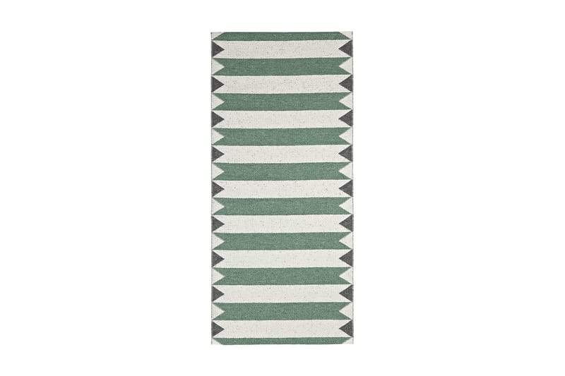 Peak Plastiktæppe 70x150 Vendbar PVC grøn - Horredsmattan - Små tæpper - Kludetæpper
