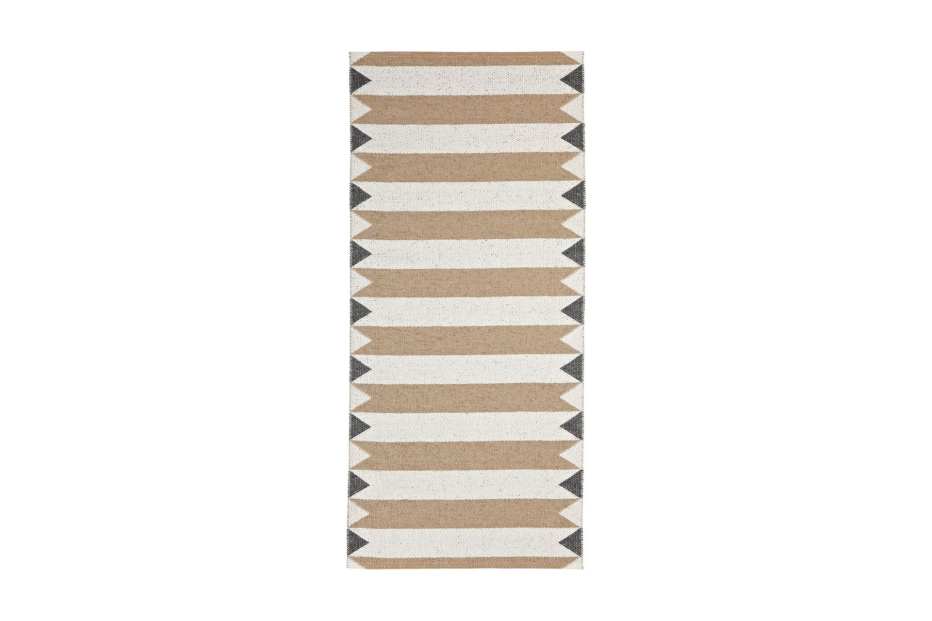 Peak Plastiktæppe 70x100 Vendbar PVC Beige - Horredsmattan - Tekstiler - Tæpper - Udendørs tæpper - Plasttæpper