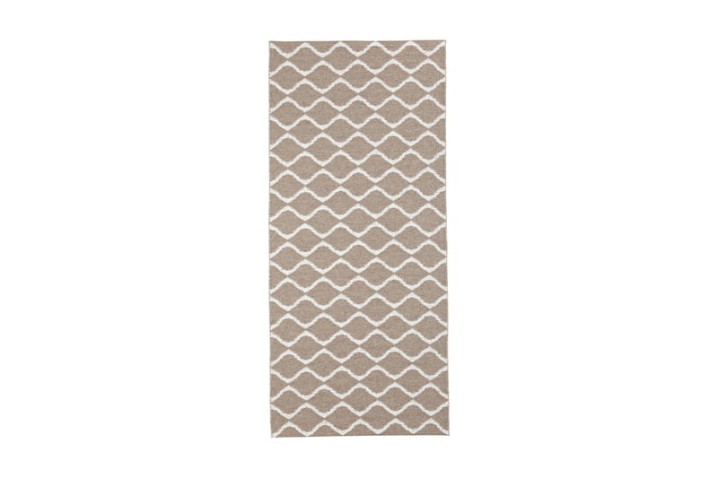 Wave Kludetæppe 70x450 cm Beige - Horredsmattan - Tekstiler - Tæpper - Udendørs tæpper - Plasttæpper