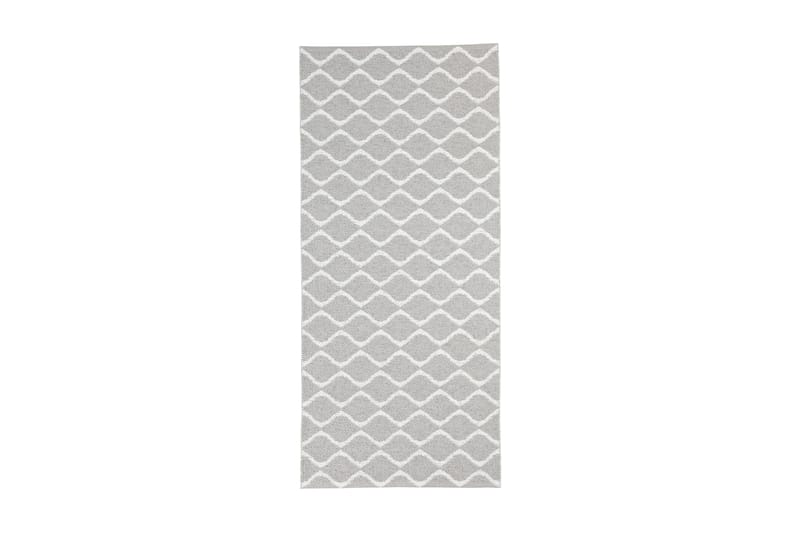 Wave Plastiktæppe 150x150 Vendbar PVC grå - Horredsmattan - Tekstiler - Tæpper - Udendørs tæpper - Plasttæpper