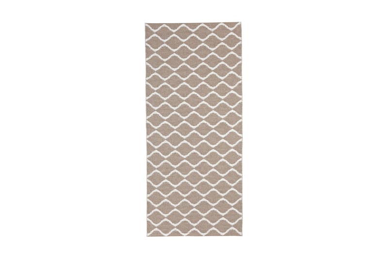 Wave Plastiktæppe  70x300 Vendbar PVC Beige - Horredsmattan - Tekstiler - Tæpper - Udendørs tæpper - Plasttæpper