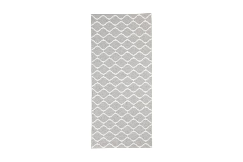 Wave Plastikmåtte 70x300 Vendbar PVC Grå - Horredsmattan - Tekstiler - Tæpper - Udendørs tæpper - Plasttæpper