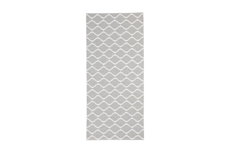 Wave Plastiktæppe 150x100 Vendbar PVC grå - Horredsmattan - Tekstiler - Tæpper - Udendørs tæpper - Plasttæpper
