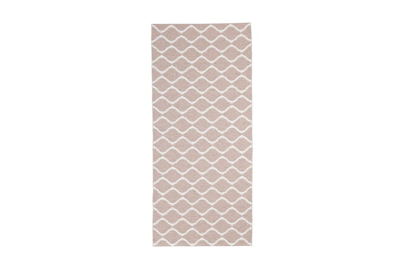 Wave Plastiktæppe  150x100 Vendbar PVC Pink - Horredsmattan - Tekstiler - Tæpper - Udendørs tæpper - Plasttæpper