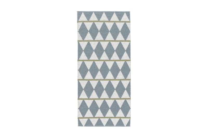 Zigge Plastiktæppe 150x250 Vendbar PVC blå - Horredsmattan - Kludetæpper