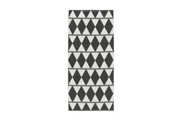 Zigge Plastiktæppe 150x200 Vendbar PVC sort