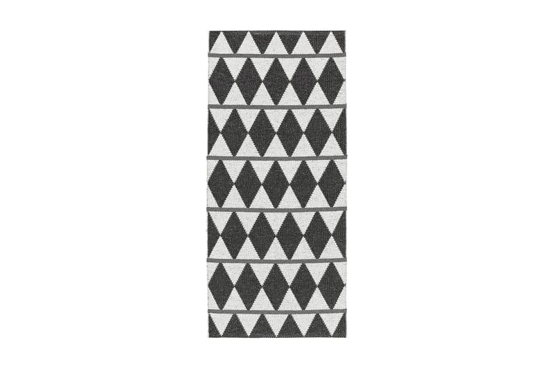 Zigge Plastiktæppe 150x100 Vendbar PVC sort - Horredsmattan - Tekstiler - Tæpper - Udendørs tæpper - Plasttæpper