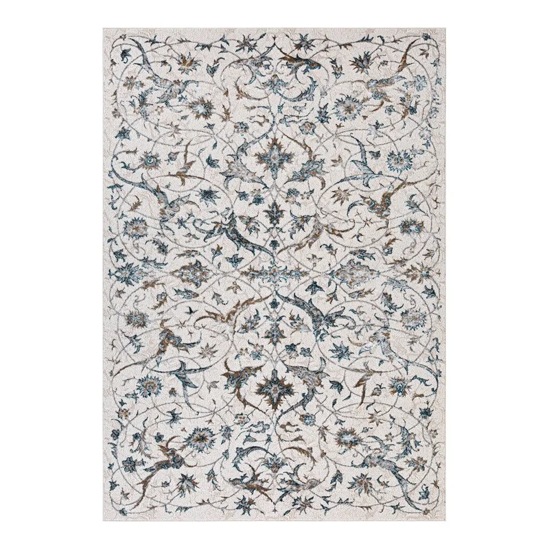 Tæppe Jutmar 200x285 cm, Beige/blå
