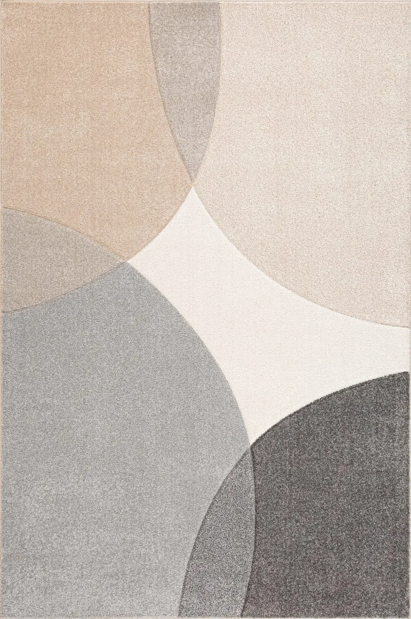 Tæppe Navon Carved 100x150 cm, Grå/Beige