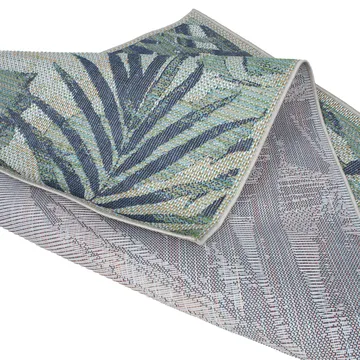 Tæppe Polin Outdoor 120x120 cm - Grøn - Tekstiler - Tæpper - Udendørs tæpper - Balkontæppe & altantæppe