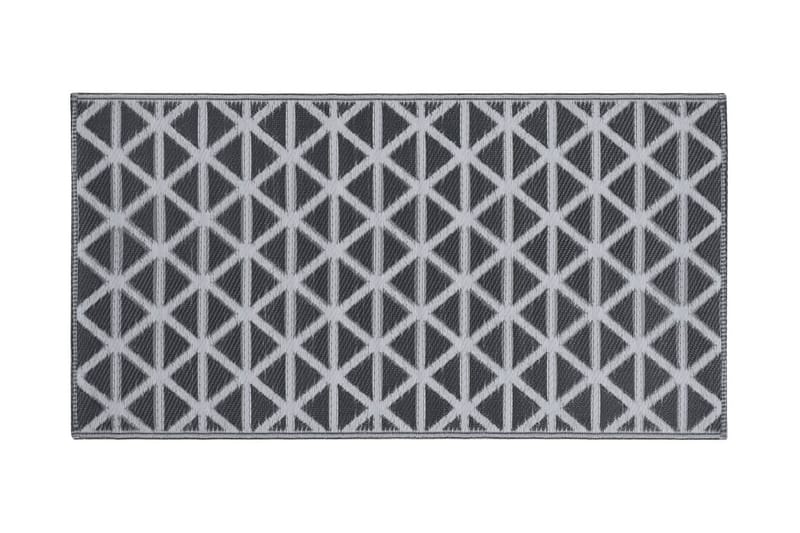 udendørstæppe 120x180 cm PP sort - Tekstiler - Tæpper - Udendørs tæpper