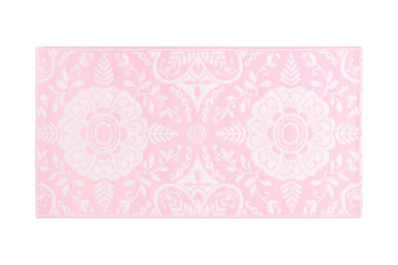 udendørstæppe 160x230 cm PP pink - Tekstiler - Tæpper - Udendørs tæpper