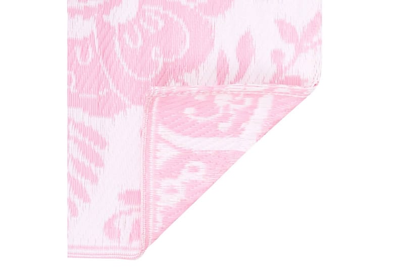 udendørstæppe 160x230 cm PP pink - Tekstiler - Tæpper - Udendørs tæpper