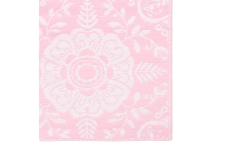 udendørstæppe 160x230 cm PP pink - Tekstiler - Tæpper - Udendørs tæpper