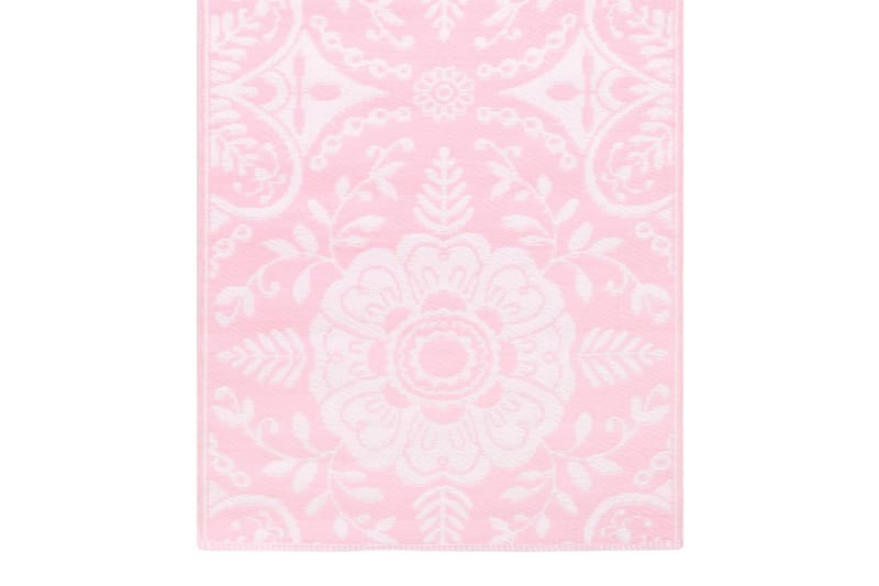 udendørstæppe 160x230 cm PP pink - Tekstiler - Tæpper - Udendørs tæpper