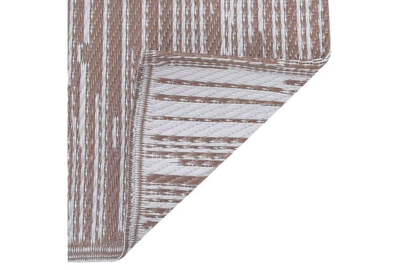 udendørstæppe 190x290 cm PP brun - Tekstiler - Tæpper - Udendørs tæpper