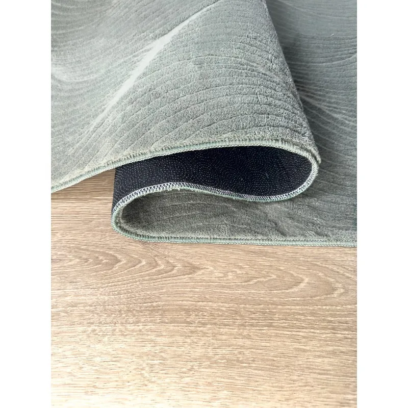 Vaskbart Tæppe Castello Wave - Grøn - Tekstiler - Tæpper - Fladvævet tæppe