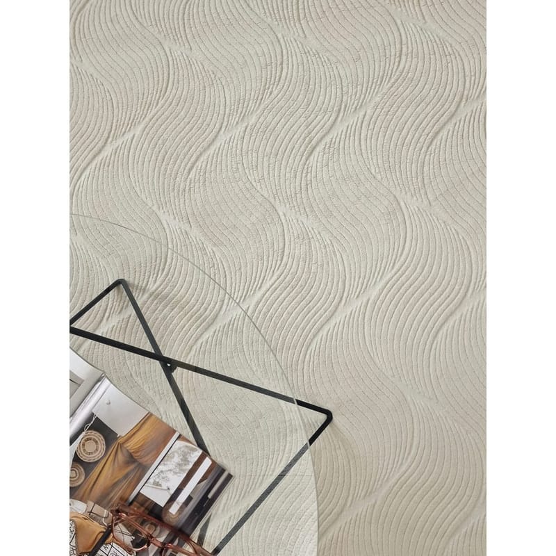 Vaskbart Tæppe Castello Wave - Natur - Tekstiler - Tæpper - Fladvævet tæppe