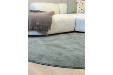 Vaskbart Tæppe Soft Shape - 160x230 cm, Grøn - Tekstiler - Tæpper - Fladvævet tæppe