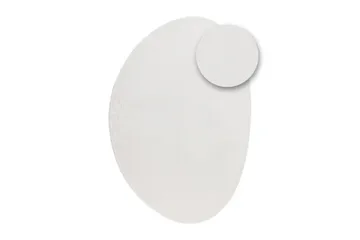 Vaskbart Tæppe Soft Shape - 160x230 cm, Hvid - Tekstiler - Tæpper - Store tæpper
