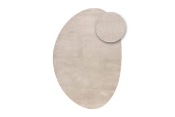 Vaskbart Tæppe Soft Shape - 200x290 cm, Melange Hør - Tekstiler - Tæpper - Store tæpper