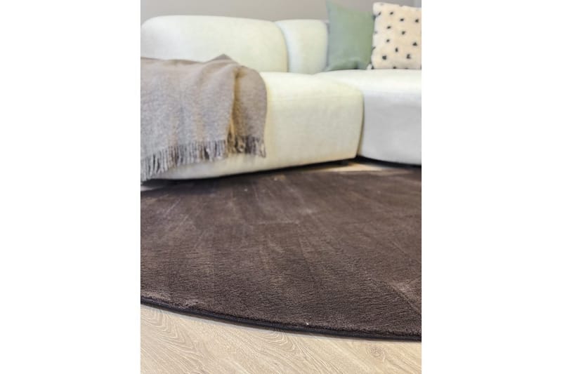 Vaskbart Tæppe Soft Shape - 240x340 cm, Chokolade - Tekstiler - Tæpper - Fladvævet tæppe